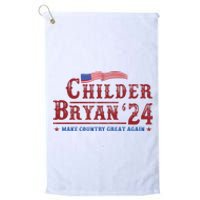 Childers Bryan 2024 Election Make Country Great Again Platinum Collection Golf Towel