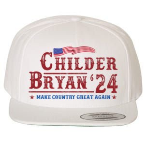 Childers Bryan 2024 Election Make Country Great Again Wool Snapback Cap