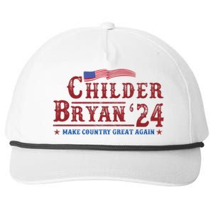 Childers Bryan 2024 Election Make Country Great Again Snapback Five-Panel Rope Hat