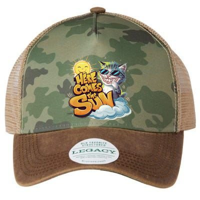 California Beach 2024 Vacation Weekend Summer Here Comes Sun Gift Legacy Tie Dye Trucker Hat