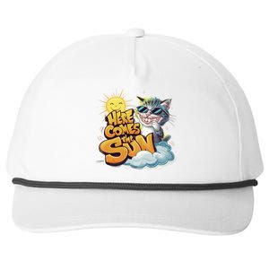 California Beach 2024 Vacation Weekend Summer Here Comes Sun Gift Snapback Five-Panel Rope Hat