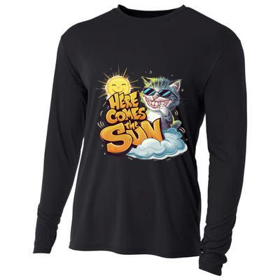California Beach 2024 Vacation Weekend Summer Here Comes Sun Gift Cooling Performance Long Sleeve Crew