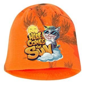 California Beach 2024 Vacation Weekend Summer Here Comes Sun Gift Kati - Camo Knit Beanie