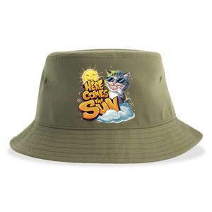 California Beach 2024 Vacation Weekend Summer Here Comes Sun Gift Sustainable Bucket Hat