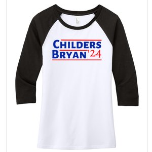 Childers Bryan '24 Women's Tri-Blend 3/4-Sleeve Raglan Shirt