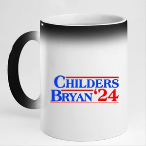 Childers Bryan 2024 Election 11oz Black Color Changing Mug