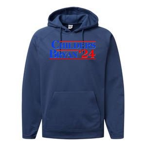 Childers Bryan 2024 Election Performance Fleece Hoodie