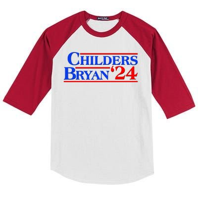 Childers Bryan 2024 Election Kids Colorblock Raglan Jersey