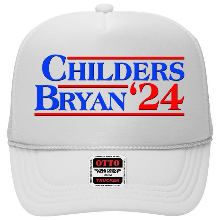 Childers Bryan 2024 Election High Crown Mesh Back Trucker Hat