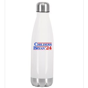 Childers Bryan 2024 Election Stainless Steel Insulated Water Bottle