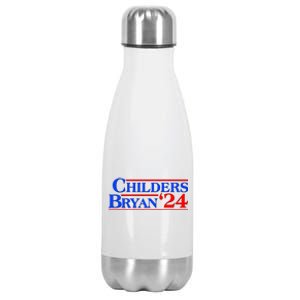 Childers Bryan 2024 Election Stainless Steel Insulated Water Bottle