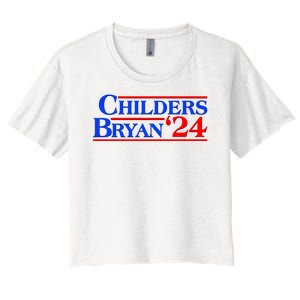 Childers Bryan 2024 Election Women's Crop Top Tee