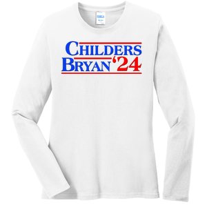 Childers Bryan 2024 Election Ladies Long Sleeve Shirt