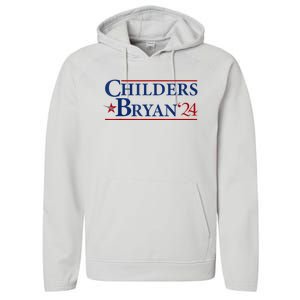 Childers Bryan 2024 Election Make Usa Great Performance Fleece Hoodie