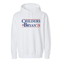 Childers Bryan 2024 Election Make Usa Great Garment-Dyed Fleece Hoodie