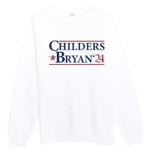 Childers Bryan 2024 Election Make Usa Great Premium Crewneck Sweatshirt