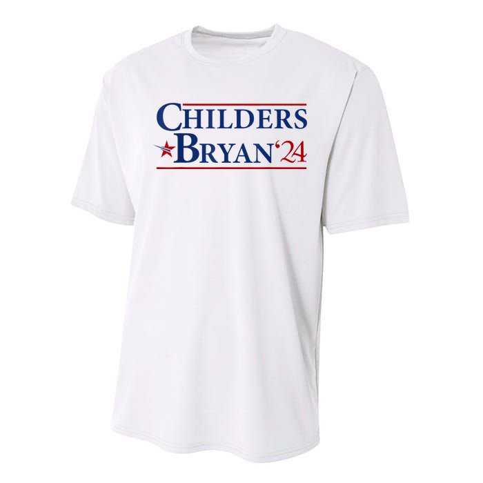 Childers Bryan 2024 Election Make Usa Great Performance Sprint T-Shirt