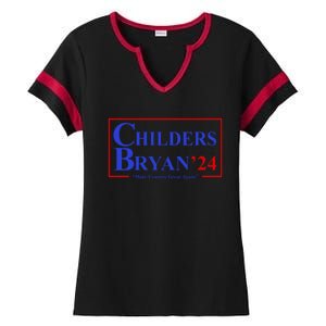 Childers Bryan 2024 Make Country Great Again Ladies Halftime Notch Neck Tee