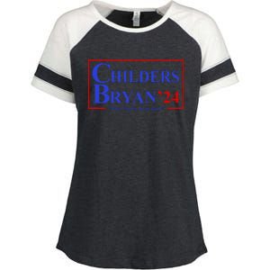 Childers Bryan 2024 Make Country Great Again Enza Ladies Jersey Colorblock Tee