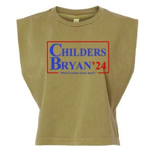 Childers Bryan 2024 Make Country Great Again Garment-Dyed Women's Muscle Tee