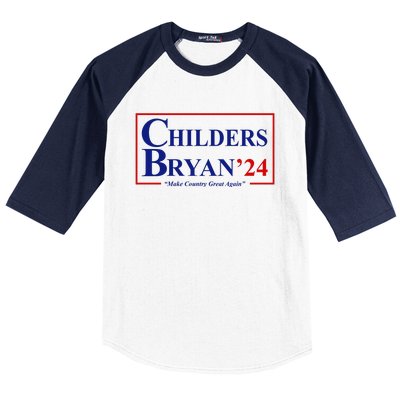 Childers Bryan 2024 Make Country Great Again Baseball Sleeve Shirt