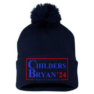 Childers Bryan 2024 Make Country Great Again Pom Pom 12in Knit Beanie