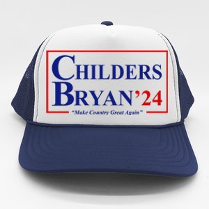 Childers Bryan 2024 Make Country Great Again Trucker Hat