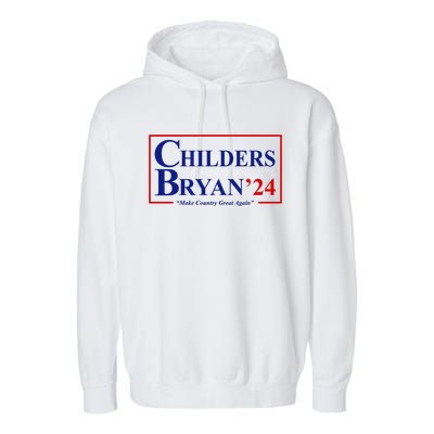 Childers Bryan 2024 Make Country Great Again Garment-Dyed Fleece Hoodie