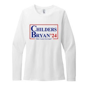 Childers Bryan 2024 Make Country Great Again Womens CVC Long Sleeve Shirt