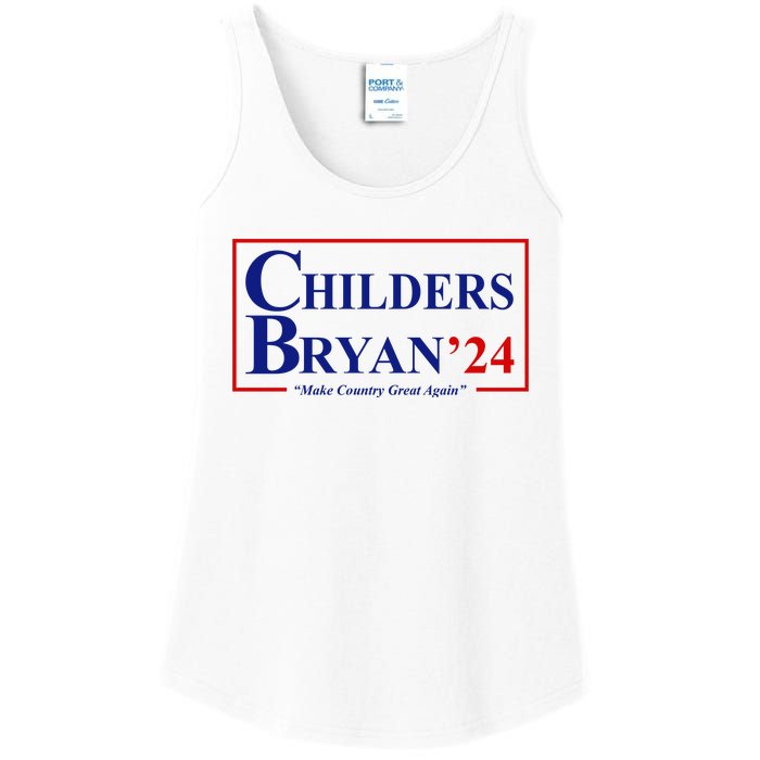 Childers Bryan 2024 Make Country Great Again Ladies Essential Tank