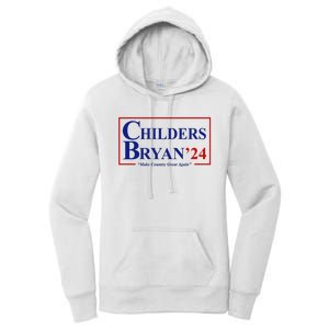 Childers Bryan 2024 Make Country Great Again Women's Pullover Hoodie