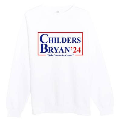 Childers Bryan 2024 Make Country Great Again Premium Crewneck Sweatshirt