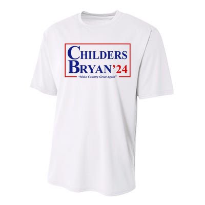 Childers Bryan 2024 Make Country Great Again Performance Sprint T-Shirt