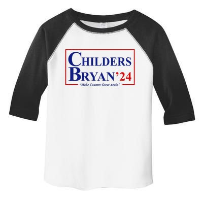 Childers Bryan 2024 Make Country Great Again Toddler Fine Jersey T-Shirt