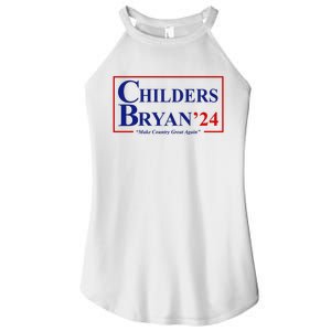 Childers Bryan 2024 Make Country Great Again Women's Perfect Tri Rocker Tank