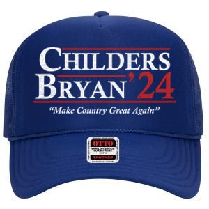 Childers Bryan 2024 Election High Crown Mesh Back Trucker Hat