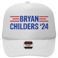 Childers Bryan 2024 Election High Crown Mesh Back Trucker Hat