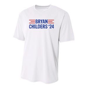 Childers Bryan 2024 Election Youth Performance Sprint T-Shirt