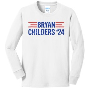 Childers Bryan 2024 Election Kids Long Sleeve Shirt