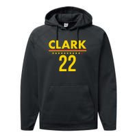 Clark Basketball 22 Indiana Performance Fleece Hoodie