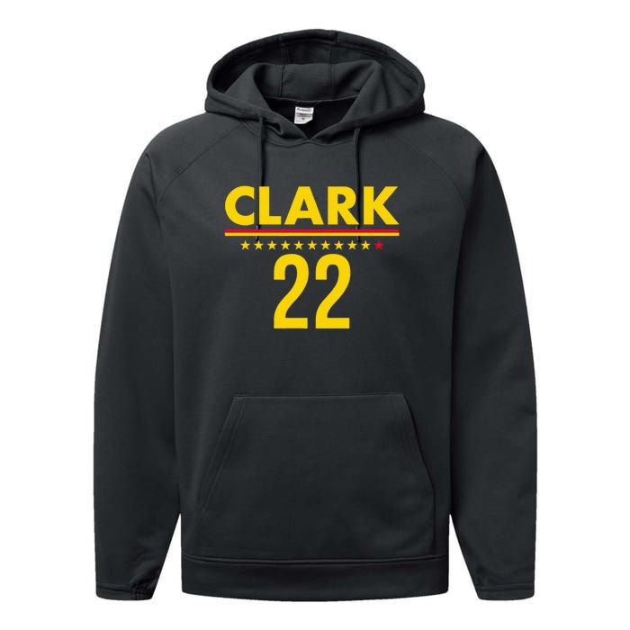 Clark Basketball 22 Indiana Performance Fleece Hoodie