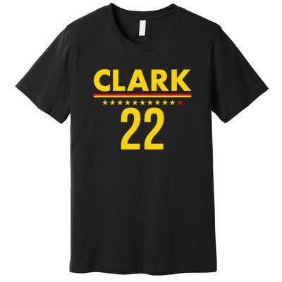 Clark Basketball 22 Indiana Premium T-Shirt