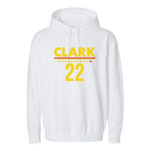 Clark Basketball 22 Indiana Garment-Dyed Fleece Hoodie