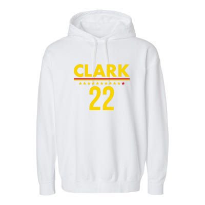 Clark Basketball 22 Indiana Garment-Dyed Fleece Hoodie