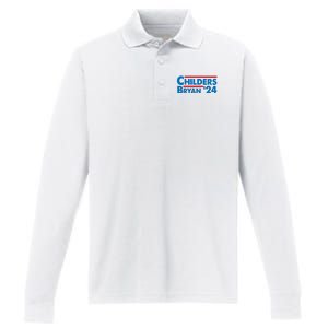 Childers Bryan '24 Performance Long Sleeve Polo