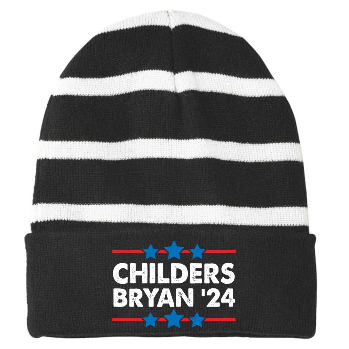 Childers Bryan '24 Striped Beanie with Solid Band