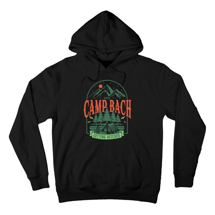 Camp Bach 2024 Getting Hitched Camping Hoodie