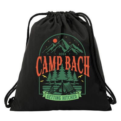 Camp Bach 2024 Getting Hitched Camping Drawstring Bag