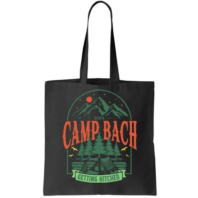 Camp Bach 2024 Getting Hitched Camping Tote Bag