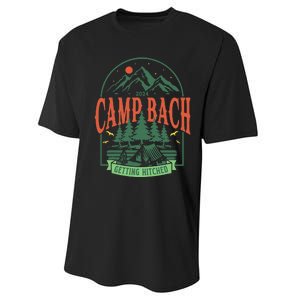 Camp Bach 2024 Getting Hitched Camping Performance Sprint T-Shirt